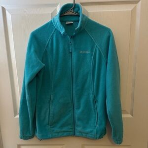 Columbia Turquoise Fleece Jacket